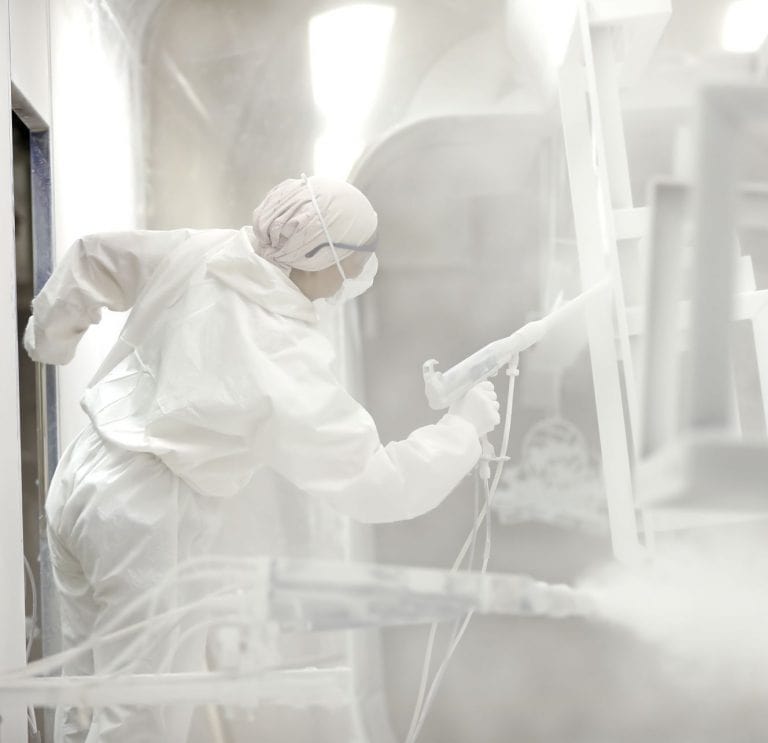 Proces malowania proszkowego